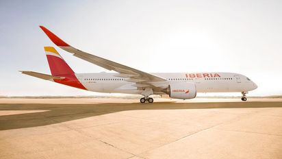 Airbus A350 Next de la flota de Iberia.