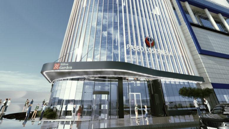 El hotel Costanera de Puerto Montt espera inaugurarse en 2027.&nbsp;