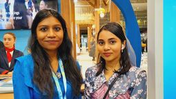 Maldivas en Fitur: Nooreen Moosa y Zahuwa Zareer, asistente de Marketing de la Oficina de Turismo de Maldivas.
