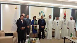 Perú y Emiratos Árabes Unidos en la 13ra ConferenciaMinisterial de la Organización Mundial de Comercio (CM13).
