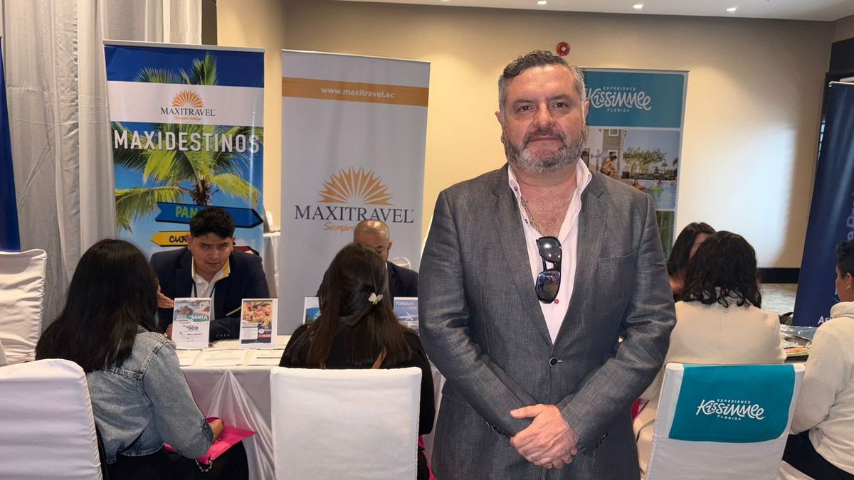 Fidel Murgueytio, gerente general de Maxitravel, en los Ladevi Workshop.