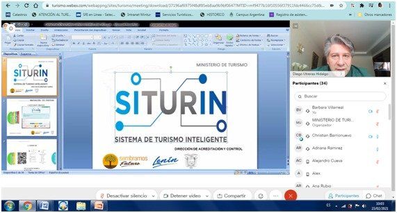 Mintur capacitó al sector hotelero para dar a conocer cómo funciona la plataforma Siturin.