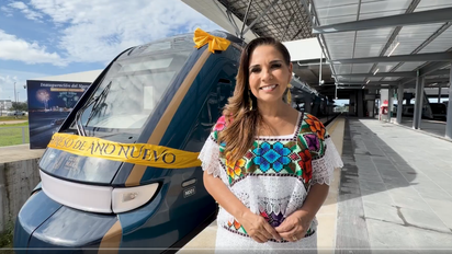 Tren Maya estrena nuevo recorrido para Fin de Año.