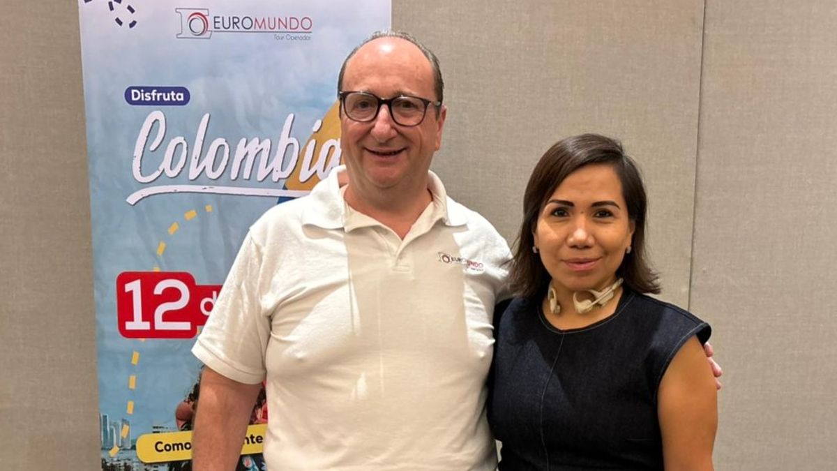 Francisco Román y Kristhal Jiménez de Euromundo.