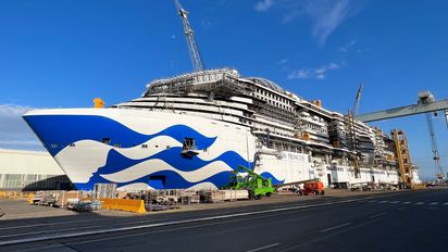 Princess Cruises: ceremonia para su barco de nueva generación