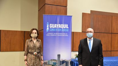 Guayaquil es sede de un evento que busca consolidar el segmento MICE. Gloria Gallardo y Arnaldo Nardone estuvieron presentes en el encuentro.