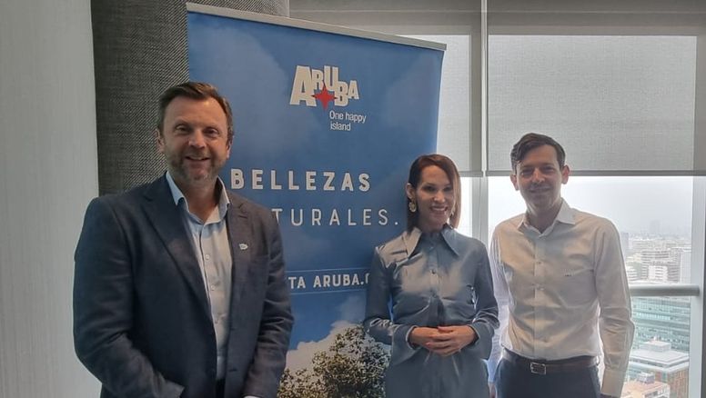 Álvaro Caballero, director ATA para Chile & Perú; Ronella Croes, CEO de ATA; y Jordan Schlipken, director de ATA para Latam.&nbsp;