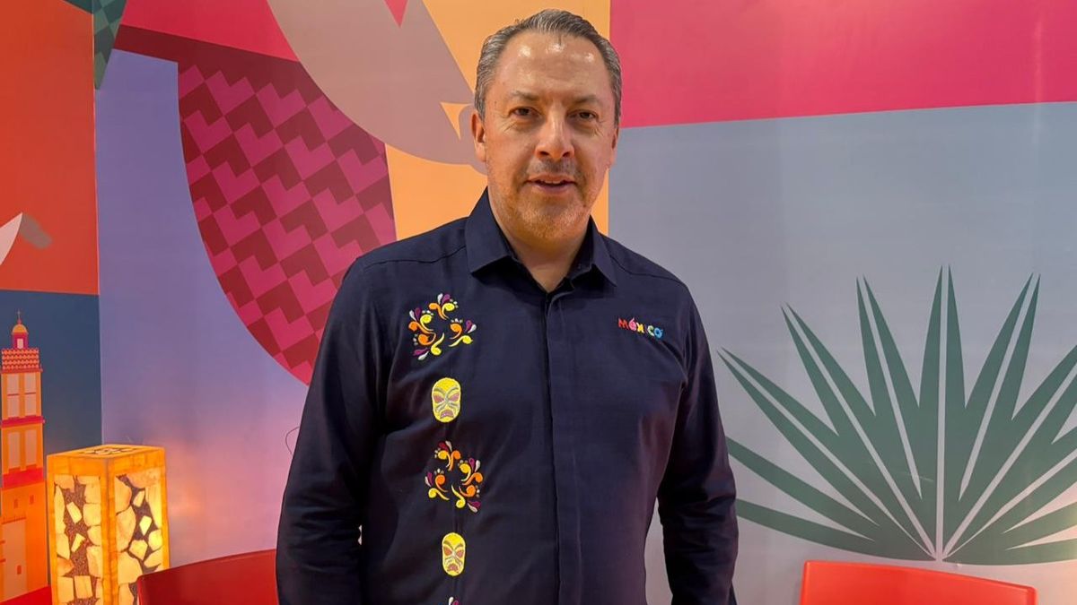 Julián Arroyo, director general de Omextur en el Tianguis Turístico.