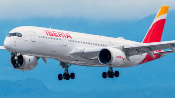 Un avión de la compañía Iberia.