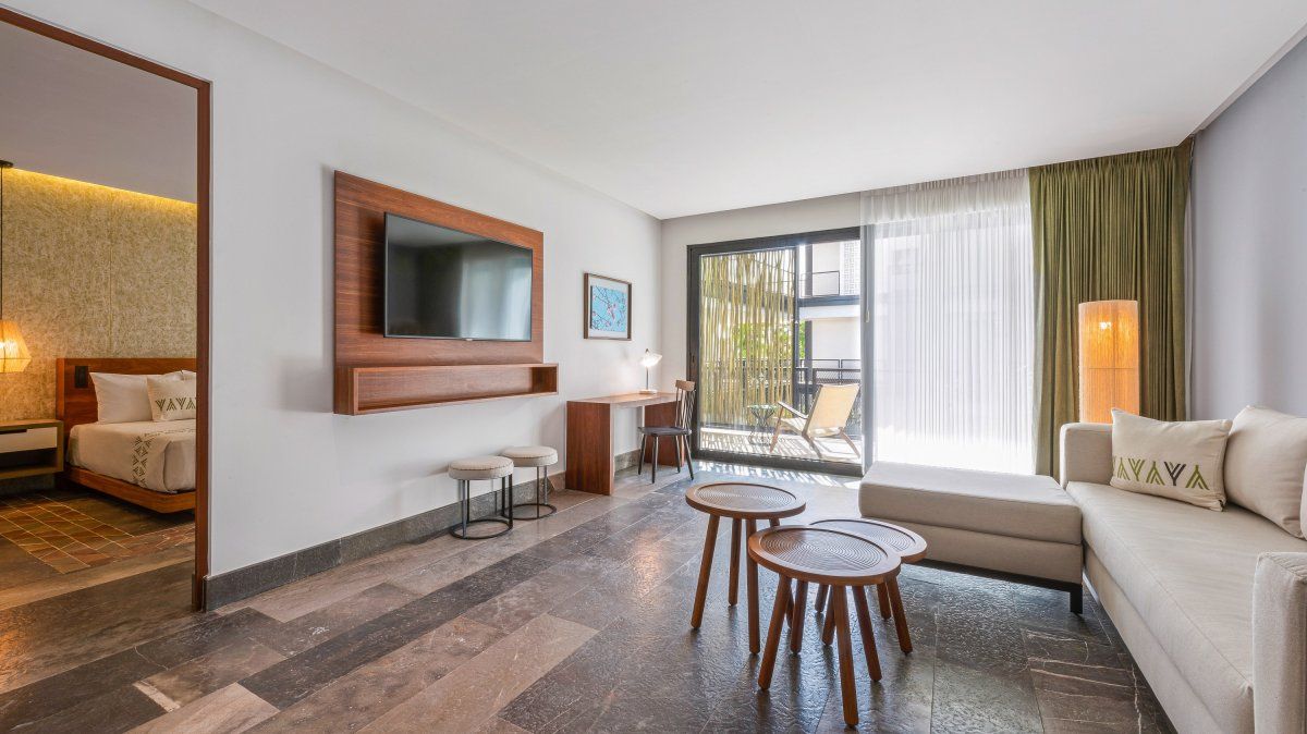 Una de las lujosas habitaciones del Wayam Mundo Imperial.