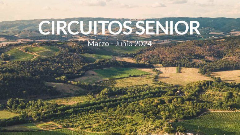 Catálogo de circuitos senior de MapaTours para 2024.