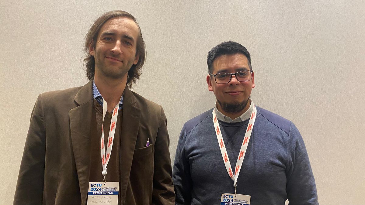 Alexandr Sholokhov, representante; y Pablo Calderaro, sourcing manager Latam de KOI Ride.