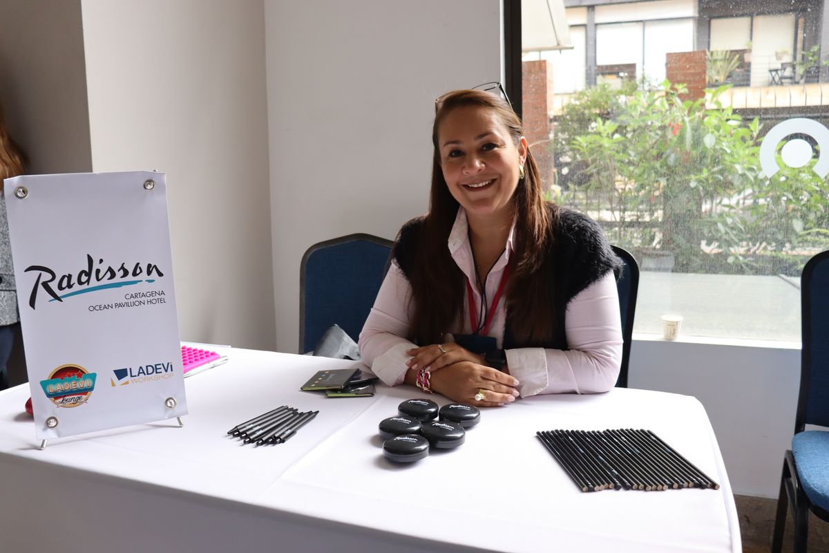 Patricia Diaz, gerente de Ventas de la oficina de Bogotá del Hotel Radisson Cartagena Ocean Pavillion.