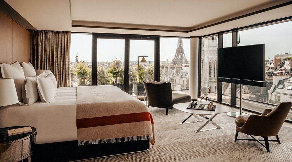 Bvlgari Hotel Paris, uno de los hoteles de lujo incluidos en la nueva lista de Palacios de Atout France (Francia). Bvlgari Hotel Paris, uno de los hoteles de lujo incluidos en la nueva lista de Palacios de Atout France (Francia).