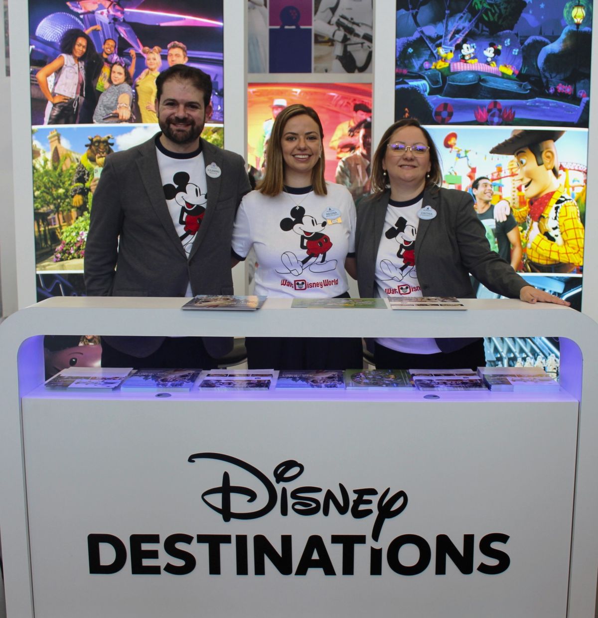 Alejandro Flores, Head of&nbsp;Sales and Marketing in Latin America de Disney Destinations, Regina Osuna, Training Specialist of Disney y Cinthia Douglas, Director, Marketing and Sales Latin America at The Walt Disney Company.&nbsp;