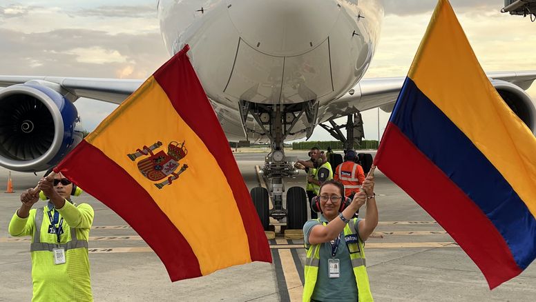 World2Fly celebra el vuelo inaugural de su ruta directa Madrid-Cali desde el Aeropuerto Alfonso Bonilla Aragón.