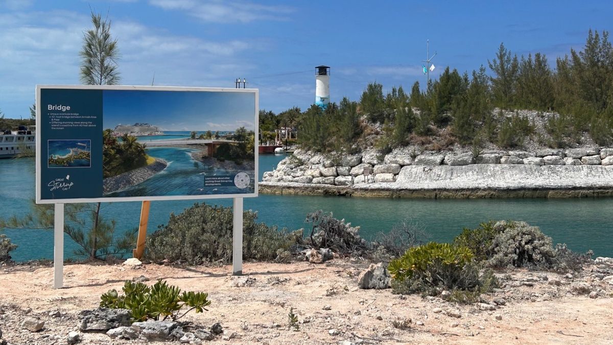 El puente será otro sitio icónico de la isla y además facilitará la llegada a la piscina.