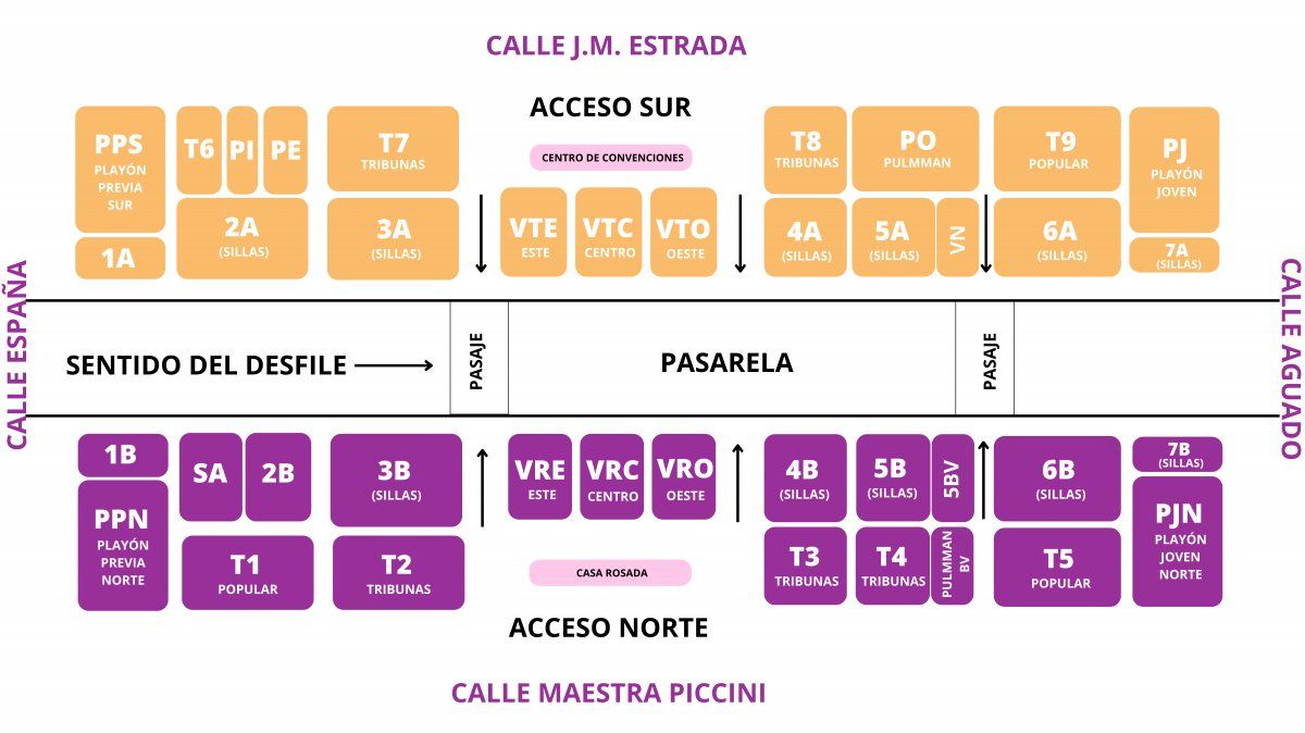 Estas son las ubicaciones del Carnaval de Gualeguaychú. Estas son las ubicaciones del Carnaval de Gualeguaychú.