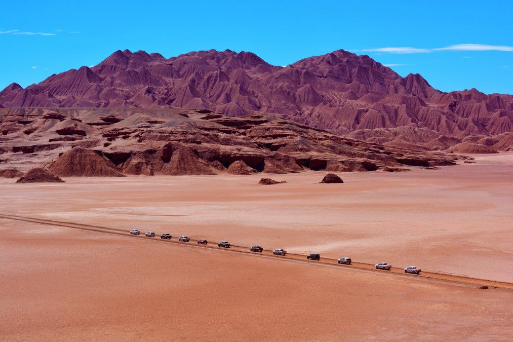 Para llegar al Desierto del Diablo de Salta es necesario salir desde la localidad de Tolar Grande.