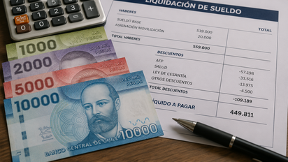 El proyecto de reajuste del salario mínimo propone elevar el ingreso mensual desde $539 mil a más de $553 mil.