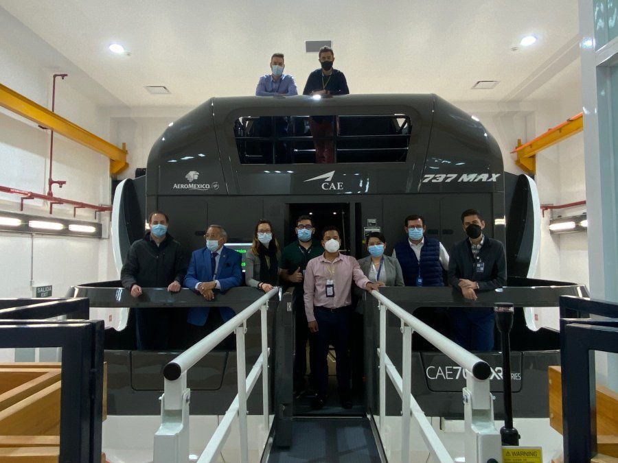 El equipo de Aeroméxico Formación.