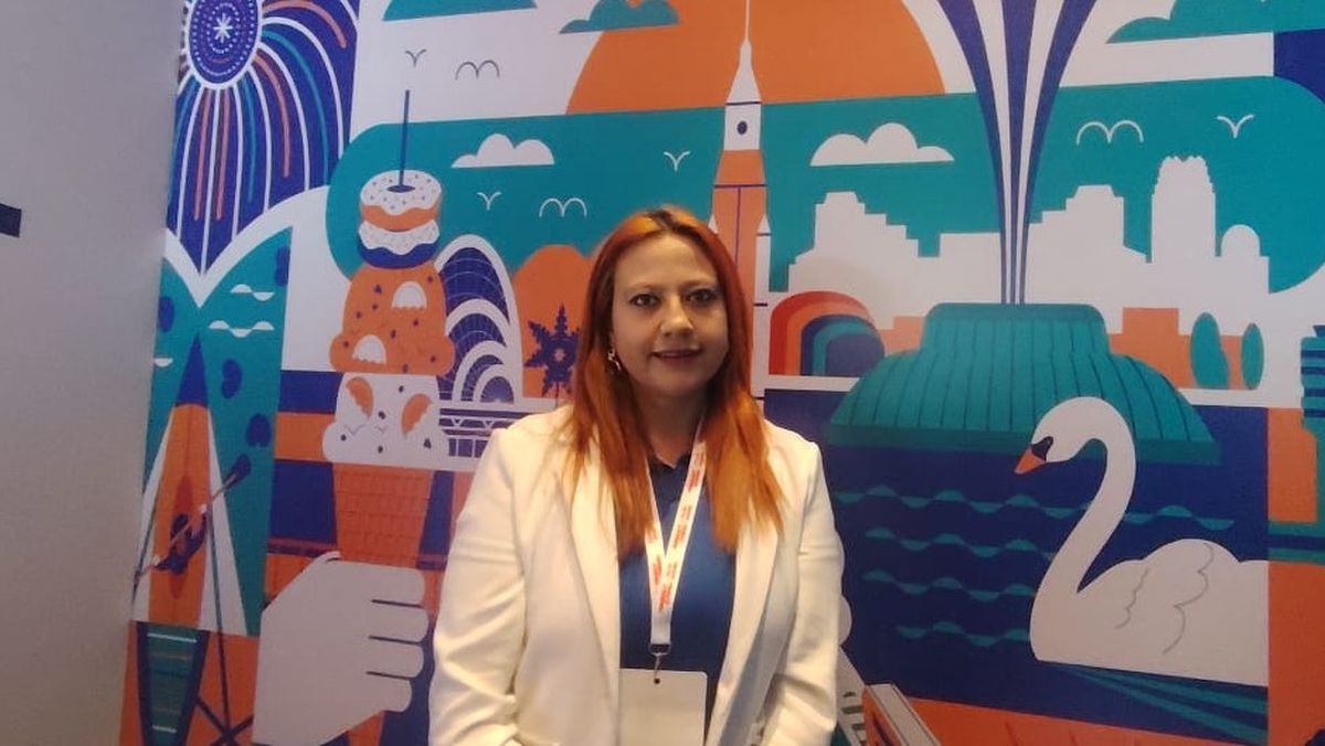 Lorena Pereda, Account Manager de Visit Orlando México, en EPTU 2026.