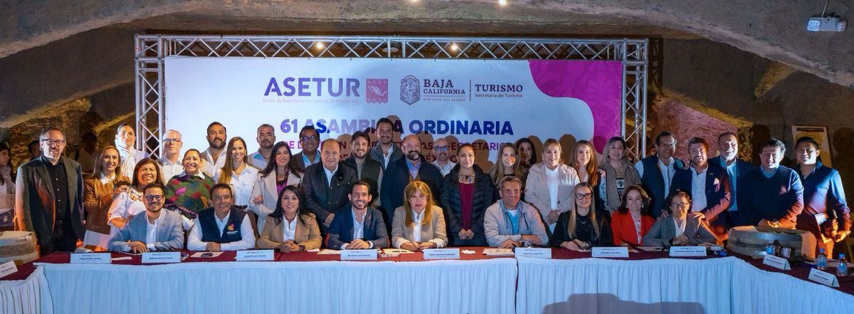 ASETUR sesionó en Baja California, durante la apertura del Tianguis Turístico 2025.