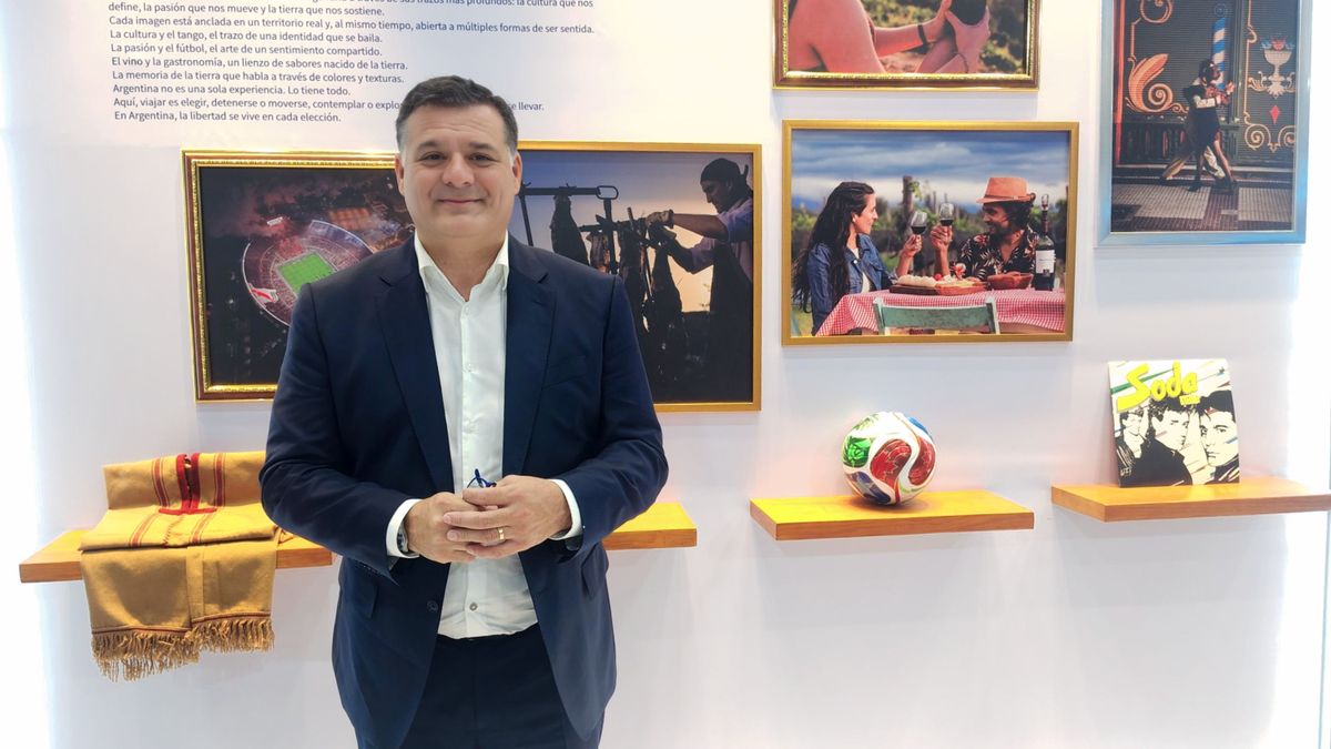 Darío Capitani, presidente de la Agencia Córdoba Turismo, en el marco de la Vitrina Turística Anato.&nbsp;