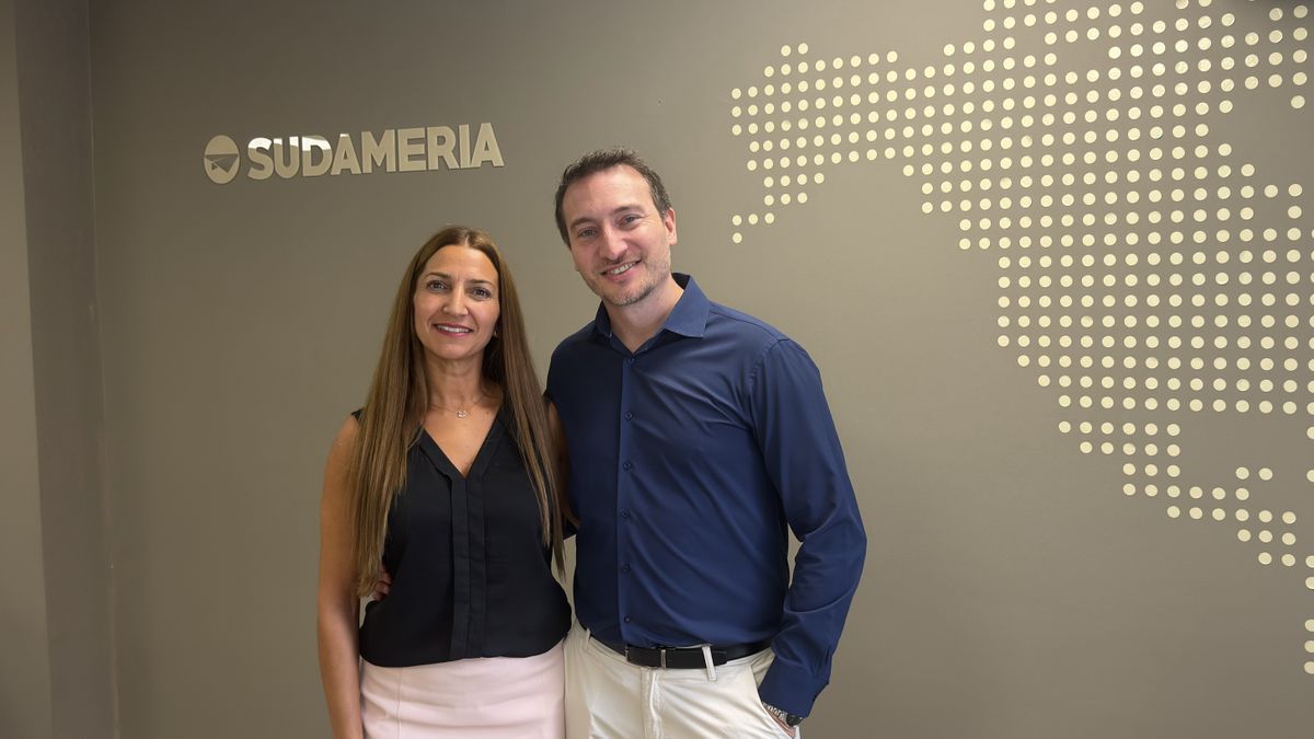 Sudameria: Eric Ryhr, gerente general, y Astrid Peterson, gerente mayorista.