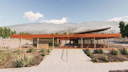 Así será el nuevo parque paleontológico de Río Negro que se presentó en la Feria Internacional de Turismo de América Latina.