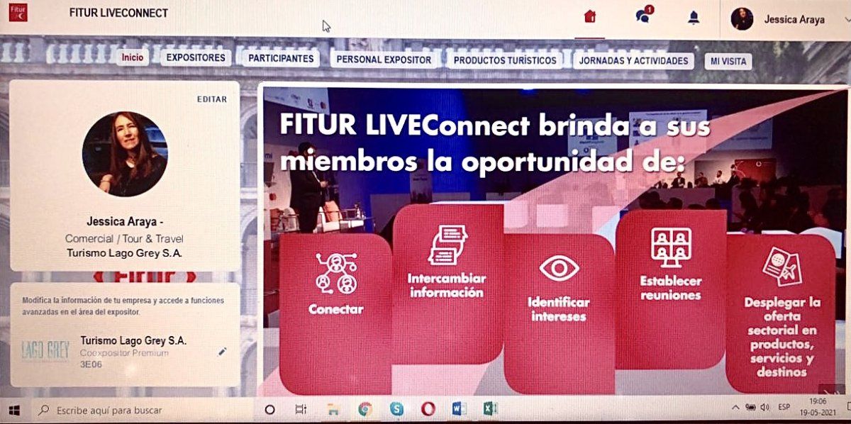 Chile participó en el LIVEConnet de Fitur. - Ladevi Medios y Soluciones Chile participó en el LIVEConnet de Fitur.
