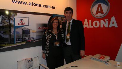 Amaya Uribarren y Marcelo Uribarren, director de Aloña.&nbsp;