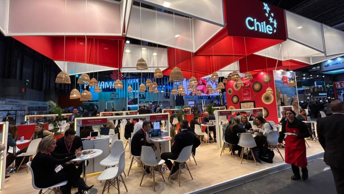 Stand de Chile en Fitur 2026.