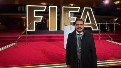 Jesús Montoya, CEO de All Access Luxury Group, en el Sorteo Oficial del fixture de la Copa Mundial de Fútbol FIFA 2026.
