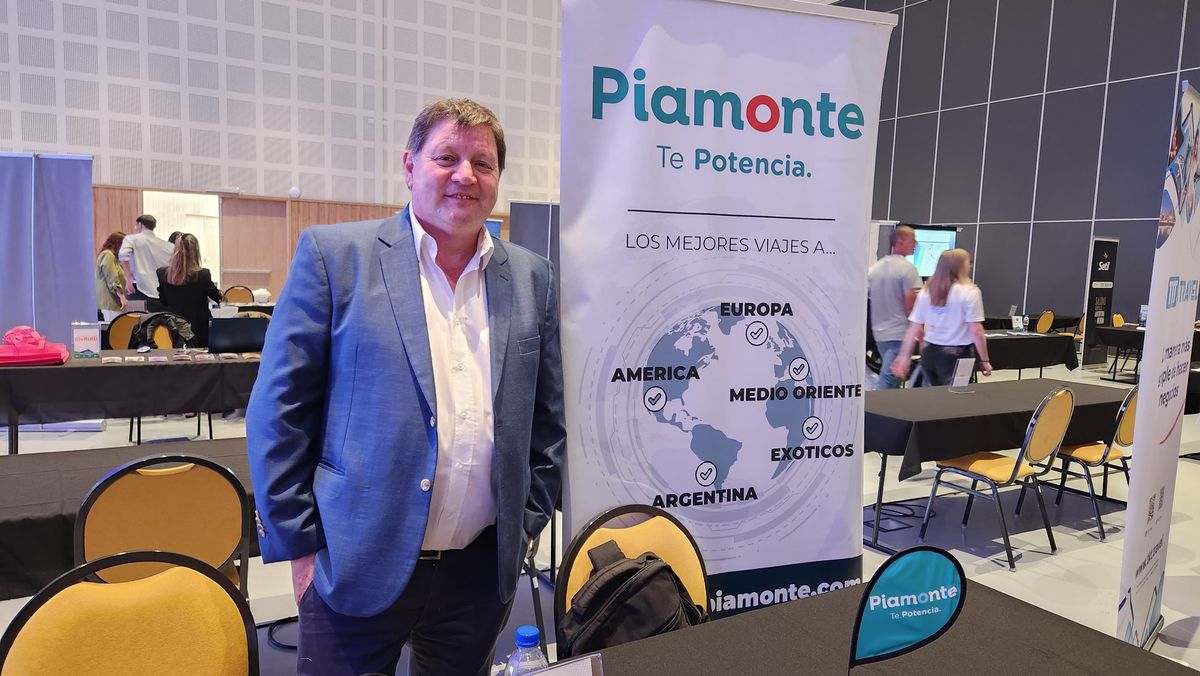 Gustavo Muñoz, jefe Comercial de Piamonte para el Interior, en el marco del 25° Workshop de AAVyTNyVRN.