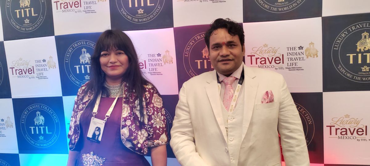 Carmen Vázquez y Vinay Kumar Sharma son los fundadores de Luxury Travel Collection By The Indian Travel Life.