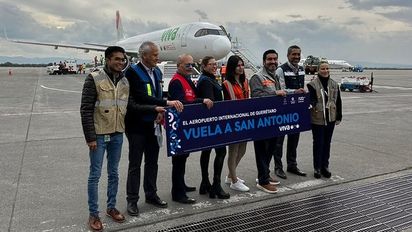 Viva Aerobus inaugura vuelos directos entre Querétaro y San Antonio