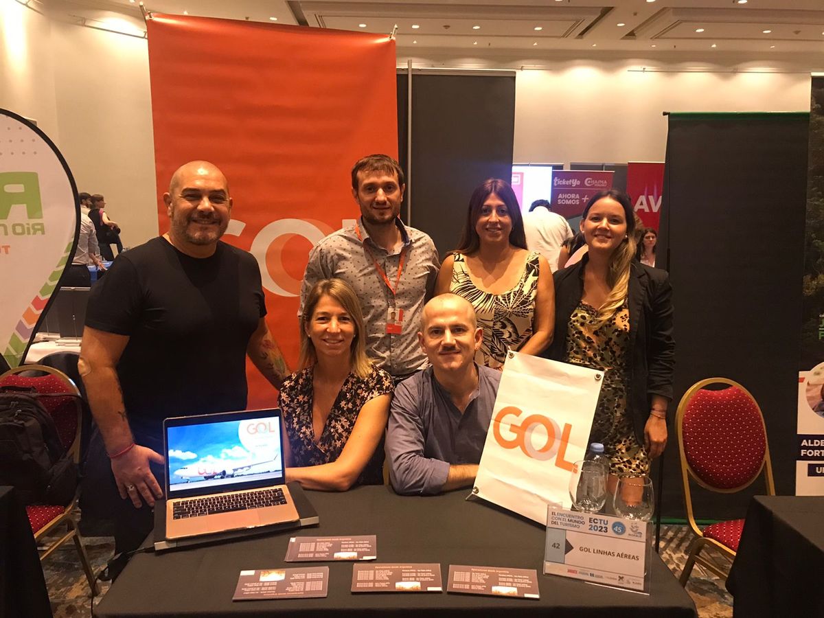 Los ejecutivos de Gol en ECTU 2023.