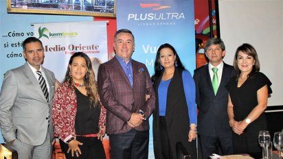 Ejecutivos de Kemtours, TraBax y Plus Ultra.