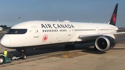 Air Canada opera rutas de larga distancia con aeronaves Boeing B-787-9.