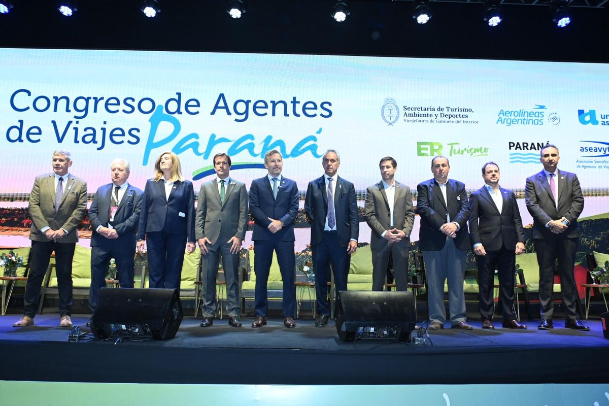El acto de apertura del 50° Congreso de Agentes de Viajes de Faevyt funcionó como una vidriera política: hubo pedidos al Gobierno, promesas de transformación y demandas para la profesionalización del sector.