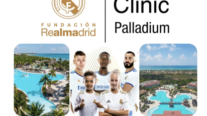 Palladium Hotel Group vuelve a realizar clínicas junto al Real Madrid.