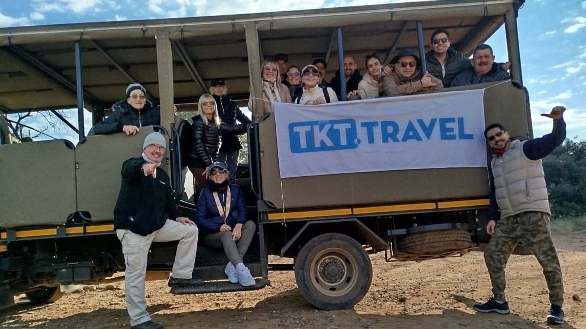 El grupo durante una pausa de su travesía en Sudáfrica de la mano de TKT.Travel.