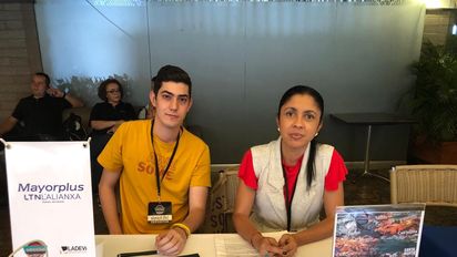 Equipo Mayorplus, durante el Workshop de Ladevi en Medellín.