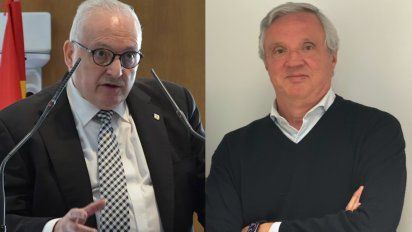 Jose Luis Méndez, presidente de UNAV, y Carlos Garrido, presidente de CEAV.