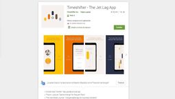 Time Shifter, la app para contrarrestar el jet lag.