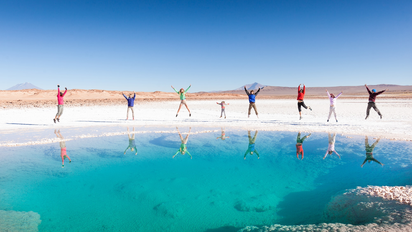 El pequeño paraíso de lagunas color turquesa que está en un paisaje mágico de Salta