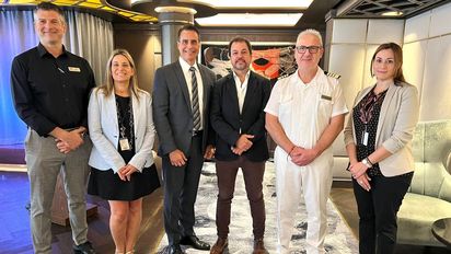 Regent Seven Seas: el Splendor recaló en la terminal de cruceros de Buenos Aires