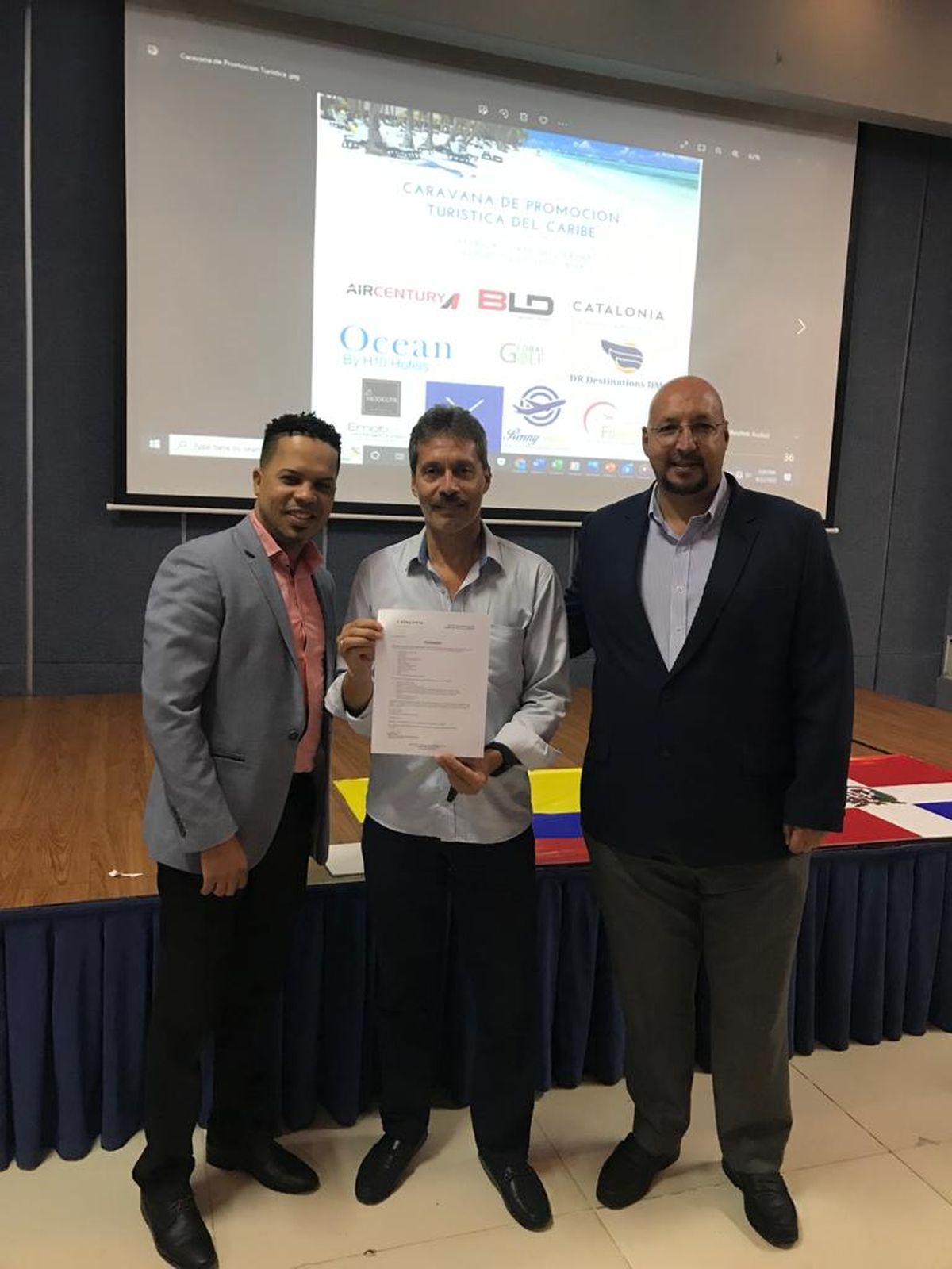 Ganadora de los premios otorgados en la caravana de promoción turística del Caribe.