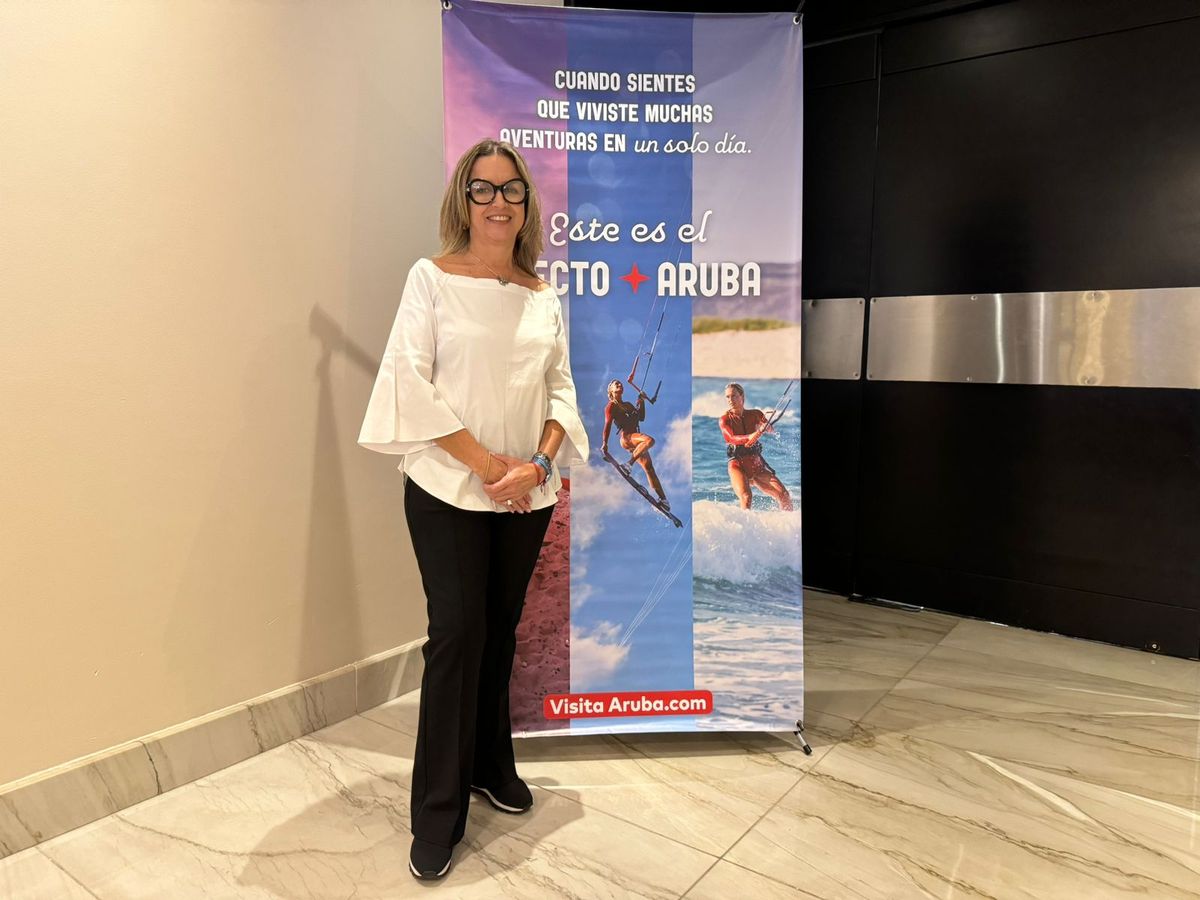 Claudia Delgado, representante de Ventas de Colombia y Ecuador para la oficina de Turismo Aruba.